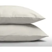 Zelesta Everyday Uni Kussensloop Set van 2 - Crème 80x80cm