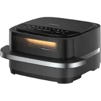 Heinner Heteluchtfriteuse en Pizzamaker – 2-in-1 – 2200W – 4L Capaciteit – Pizza tot 25,4 cm – Digitaal Display – 9 Programma’s – Temperatuur 40–230°C – Kijkvenster – Zwart
