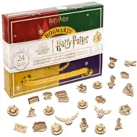 Ugears Harry Potter Advent Calendar Wooden Mechanical Model Construction Game Goud Kinderen