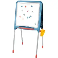 Smoby - Krijt en magnetisch tekenbord wit