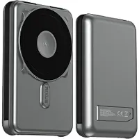 Rixus RXPB76B MagSafe Powerbank 10000mAh With Built-in Cable Gray