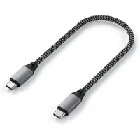 Satechi ST-TCC10M USB-C-kabel USB 2.0 USB-C stekker 0.25 m Antraciet