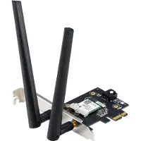 Asus PCE-AXE5400 PCI-E Adapter WiFi 6E (802.11ax), Tri-Band, tot 5.400 Mbit/s, Bluetooth 5.2, PCI-Express x1