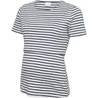 Mamalicious Shirt 'MLAwa' lichtgrijs / zwart