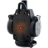 Abl 3-Weg Stekker Hangend Massief Rubber IP54 Grijs/Zwart - 1173-563