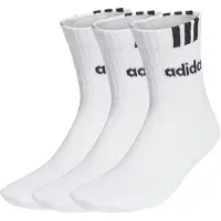 Adidas Sportsokken '3-Stripes Linear' zwart / wit