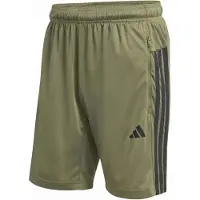 Adidas - Workout Essentials Base 3-Stripes Pique Short - Short L - Length: 9'', olijfgroen