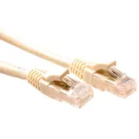 ACT IK5407 U/UTP CAT5E Patchkabel Component Level Ivoor - 7 meter