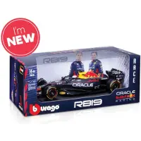 Bburago Red Bull Racing Rb19 1:18 Car Zwart Kinderen