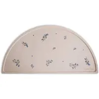 Mushie Siliconen placemat, Lila Flower
