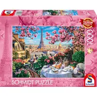 Schmidt - Legpuzzel - Ontbijt in Parijs - 1000 stukjes - Volwassenen - vanaf 12 jaar