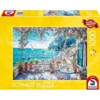 Schmidt - Legpuzzel - Terras aan zee - 1000 stukjes - Volwassenen - vanaf 12 jaar