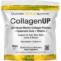 California Gold Nutrition , CollagenUP, Gehydrolyseerde marine collageenpeptiden met hyaluronzuur en vitamine C, ongevoopt, 16,37 oz (464 g)