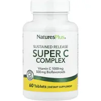Natures Plus , Sustained Release Super C Complex, 60 tablets