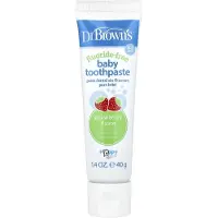 Dr. Brown's , Baby Toothpaste, Fluoride-Free, 0-3 Years, Strawberry, 1.4 oz (40 g)