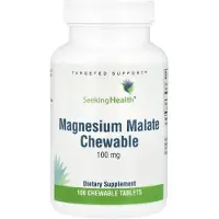 Seeking Health , Magnesium Malaat Kauwtabletten, 100 mg, 100 Kauwtabletten