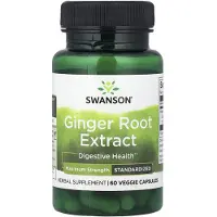 Swanson Health , Wortel Extract van Ginger, 60 Veggiecapsules