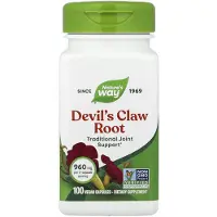 Nature'S Way , Duivels Klauw, Secundair Wortel, 480 mg, 100 Vegan Capsules