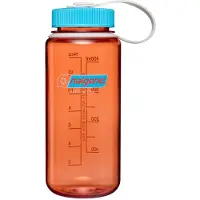 Nalgene Waterfles Wide-Mouth Flame Blue Atoll 500 ml