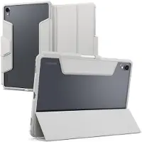 Spigen Ultra Hybrid Pro Bookcase voor de Samsung Galaxy Tab S11 - Grijs