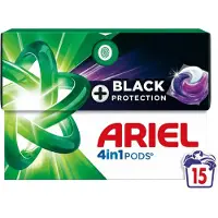 Ariel All-in-1 Wasmiddel Zwart 15 stuks