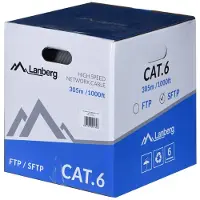 Lanberg Sftp-Patchkabel Voor Computernetwerken Cat 6 305M Koperdraad Stabiel