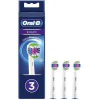 Braun opzetborstel 3D wit 3 stuks