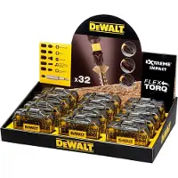 Dewalt Accessoires Baliedisplay 12x IMPACT Torsion compacte 32-delige schroefbitset - DT70523TM-QZ