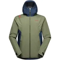 La Sportiva Ontdek de Shell Jkt M, kleur Cypress/Night Sky, maat L, artikelnummer ZAHJ019E47B46L, een technische wandeljas voor heren van