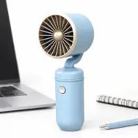 VHV -Draagbare Handventilator - Stille Mini Ventilator met USB Oplaadfunctie - 2-in-1 Elektrische Tafelventilator en Bureauventilator voor Studenten, School en Kantoor