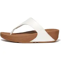 FitFlop Teenslipper 'Lulu Leather Toepost' wit