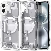 Spigen Ultra Hybrid MagSafe iPhone 16 Hoesje Zero Wit