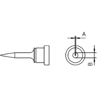 Weller soldeerpunt | LT 1S (Ø 0.2 x 15 mm, Conisch)