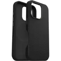 Otterbox Symmetry Apple iPhone 16 Pro Back Cover met MagSafe Magneet Leer Zwart