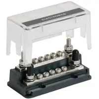 Bep Marine Pro Installer 10 Way Z Busbar With Cover Sheath Zwart,Zilver 10-Way