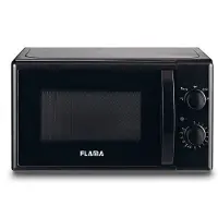 Flama Magnetron - 1834FL - Aanrecht 20L 700W - Draaibaar - Zwart