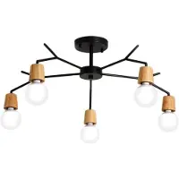 Toolight Scandinavische Metalen Plafondlamp APP694-5C
