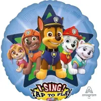Anagram Sing-A-Tune "Paw Patrol" Folieballon 71X71Cm