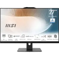 MSI Modern AM272P 1M-1427AT All-in-One zwart 27" (68,6 cm) FHD-scherm, Intel Core 5 120U, 16 GB DDR5 RAM, 512 GB M.2 SSD, Intel grafische kaart, Wi-Fi 6E, Bluetooth 5.3, Windows 11 Pro