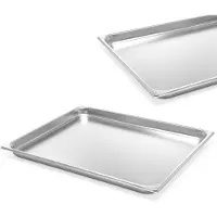 Hendi GN 2/1 container, roestvrij staal, Profi Line, hoogte 20 mm - 801154