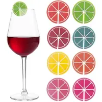 Orion Markers voor glazen en drinkbekers, 8 stuks.
