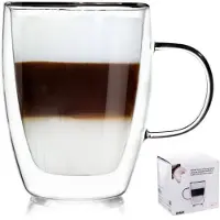 Orion Dubbelwandig thermisch glas voor latte macchiato, dubbel, 300 ml
