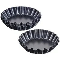 Orion Metalen taartvormpjes 11 cm, 6 stuks.