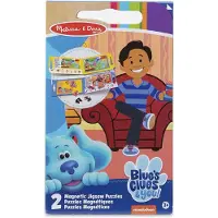 Melissa & Doug Blue's Clues & You! Magnetische legpuzzels om mee te nemen (2 puzzels van 15 stukjes)