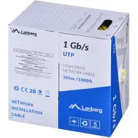 Lanberg Ethernet LAN-kabel - - LCU6-10CC-0305-Y - Multicolor - 305 m - Hoge kwaliteit