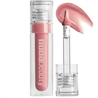 Huda Beauty Huda Faux Filler Icy Nude Shimmer Lipgloss - She Flirty (transparant diep bruin) - 0.13 fl oz / 3.9 mL