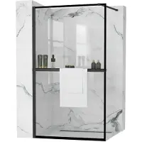 REA Bler 120 Douchewand Met Plank En Evo Hanger