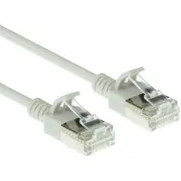 ACT DC7030 LSZH U/FTP CAT6A Datacenter Slimline Patchkabel Snagless | RJ45 Connectoren | Grijs | 15 cm