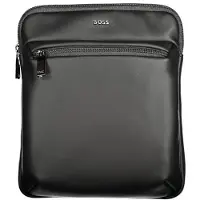BOSS Heren Jace Envelope schoudertas zwart (OSFA), Casual, Gerecycled polyester 50567866