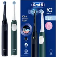 Oral-B IO Duo Series 2 tandenborstel Zwart en groen Duopack